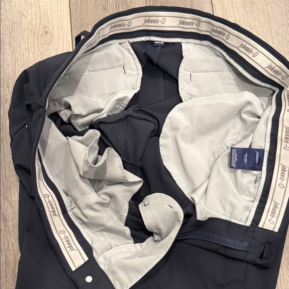 johnnie-O Men's Blue Momentum Stretch Knit Performance Pants